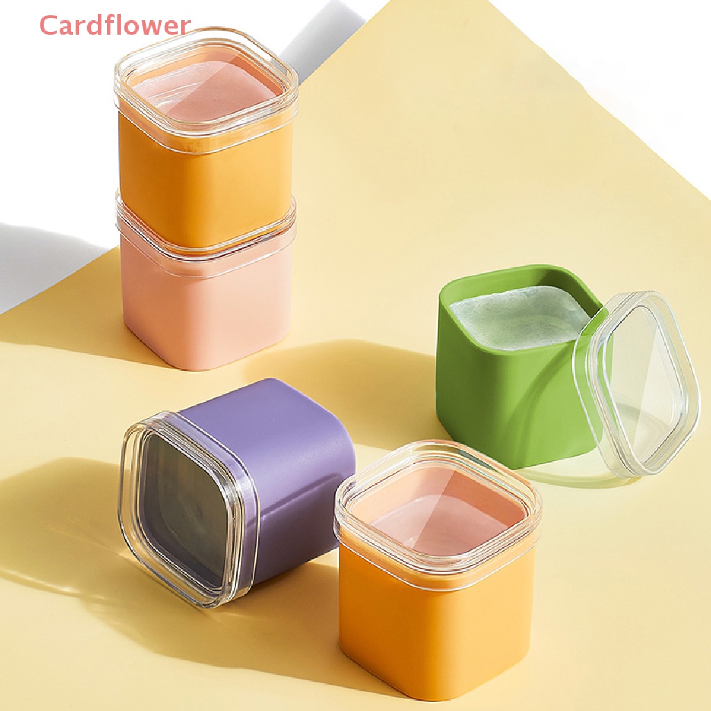 Khuôn Làm Đá Hình Vuông Bằng Silicon Có Nắp Tháo Rời Được Mới