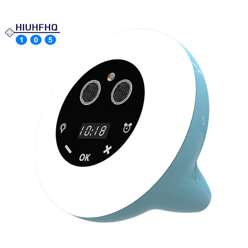 Đồng Hồ Báo Thức Kiêm Đèn Ngủ 7 Màu Sắc Và Chức Năng Ngồi Chỉnh Tư Thế Ngồi