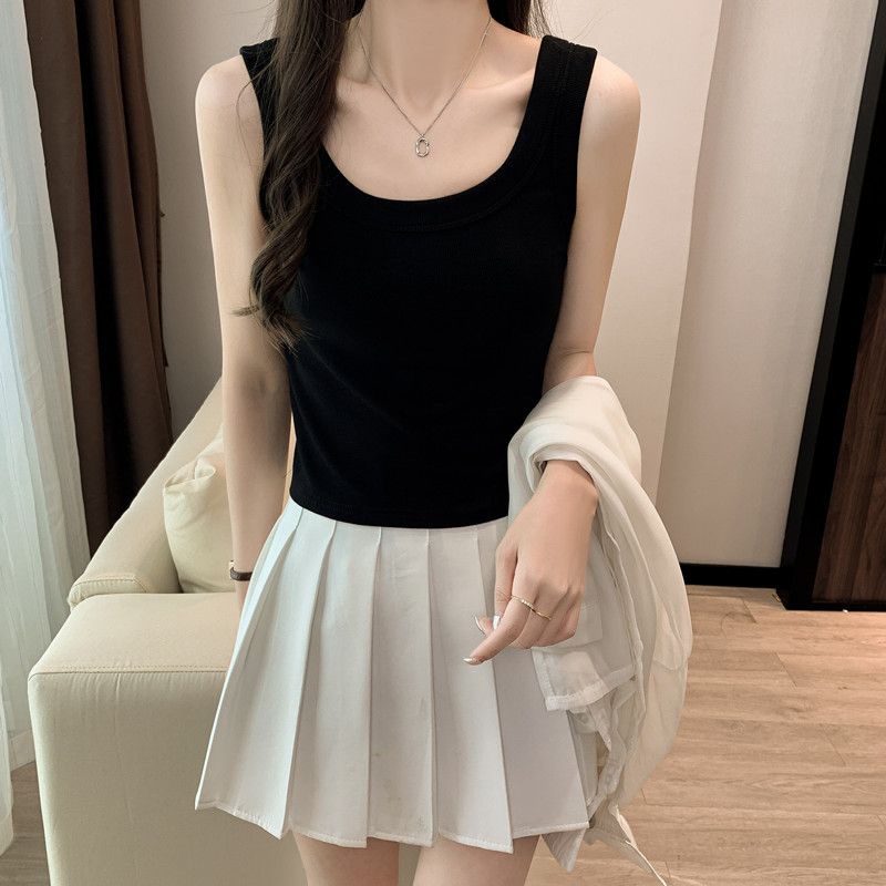 COZOK Áo Sát Nách Màu Trơn Quyến Rũ Hợp Thời Trang