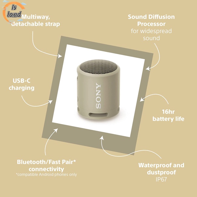 Loa Bluetooth Chống Nước Chống Bụi Cho Srs-xb13 Và Phụ Kiện