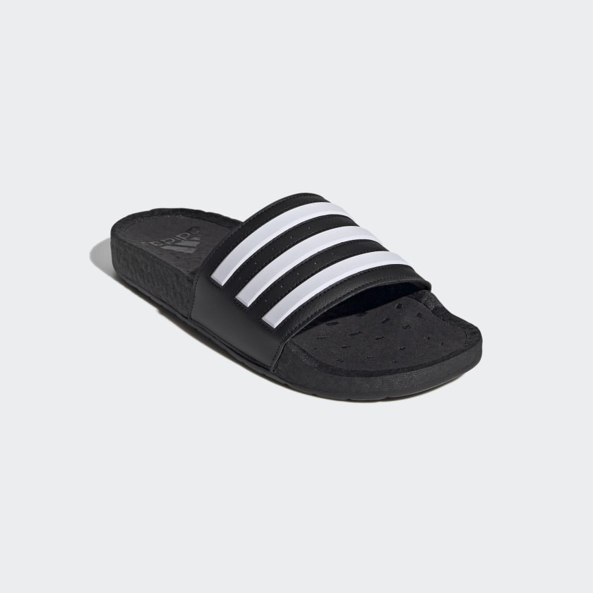 Dép quai ngang ADIDAS ADILETTE BOOST màu Đen sọc Trắng - Code: FY8154