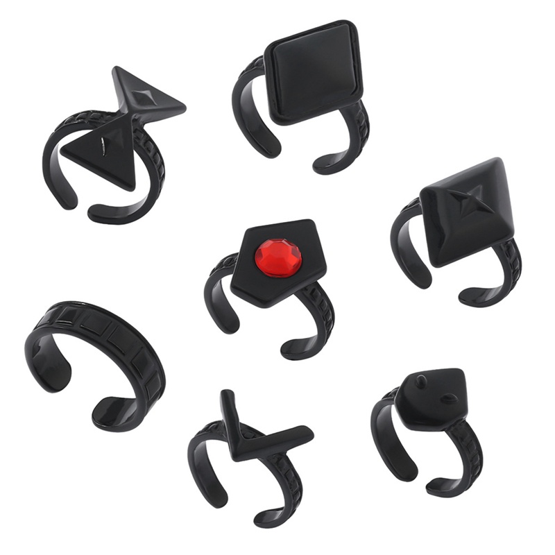 Nhẫn Đeo Tay 7 Trong 1 Có Thể Điều Chỉnh Hóa Trang Nhân Vật Hoạt Hình Genshin Va Chạm Hutao