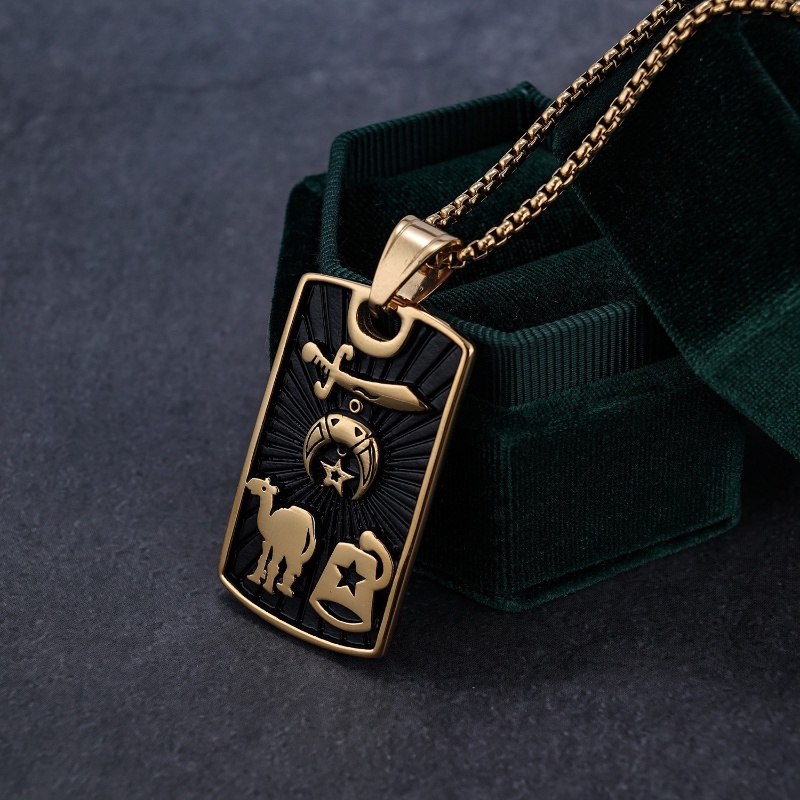 Z Vòng cổ Bằng Thép Không Gỉ Phong Cách Hip Hop Cá Tính Cho Nam Và Nữ