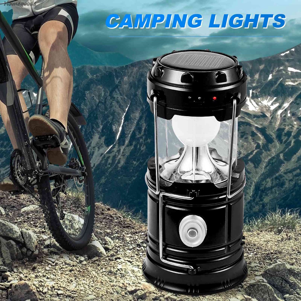 Đèn LED Cắm Trại Sử Dụng Năng Lượng Mặt Trời 2023