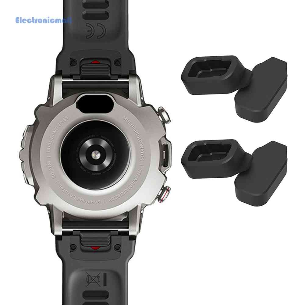 Set 2 / 6 Nắp Đậy Cổng Sạc Chống Bụi Bằng Silicon Thay Thế Cho Amazfit Falcon A2029 Mall01.vn