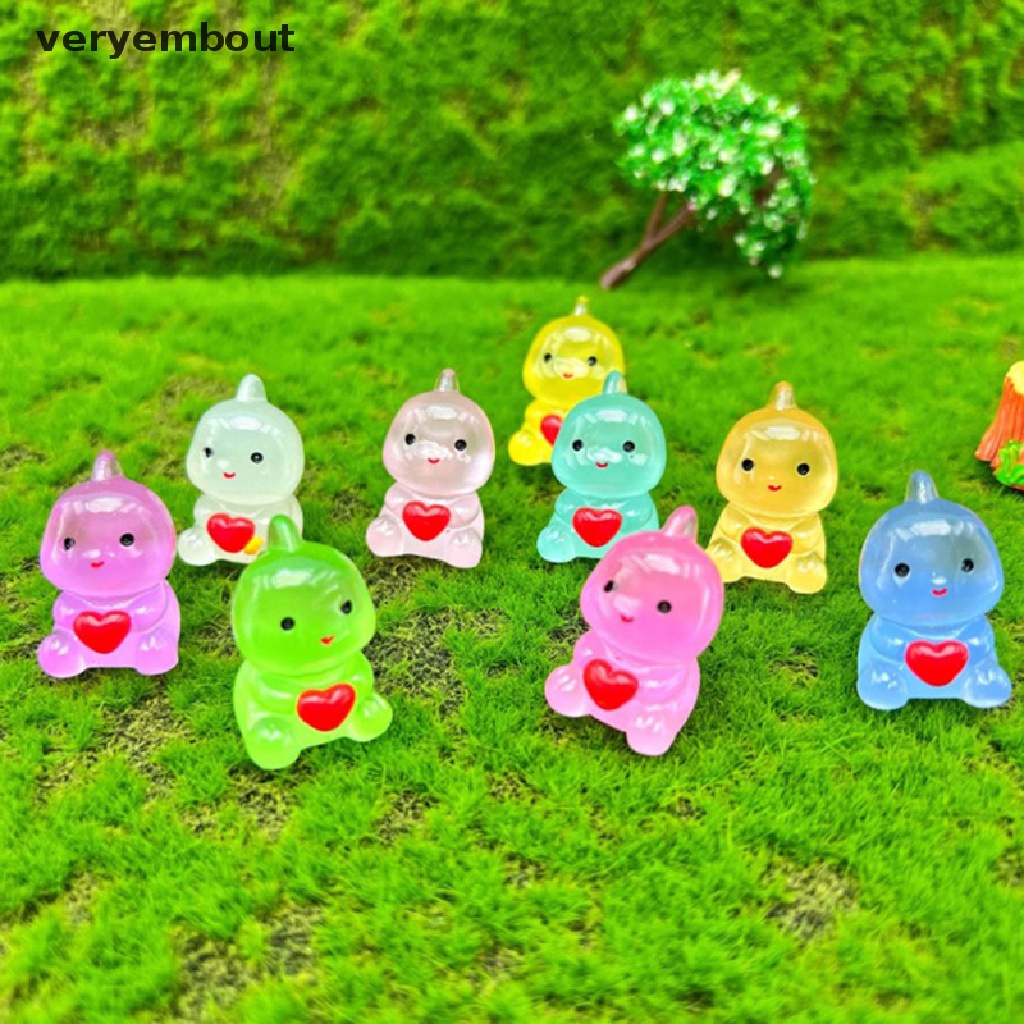 Ut Bộ 5 Tượng Hoạt Hình Phát Sáng Trong Đêm Dùng Để Trang Trí