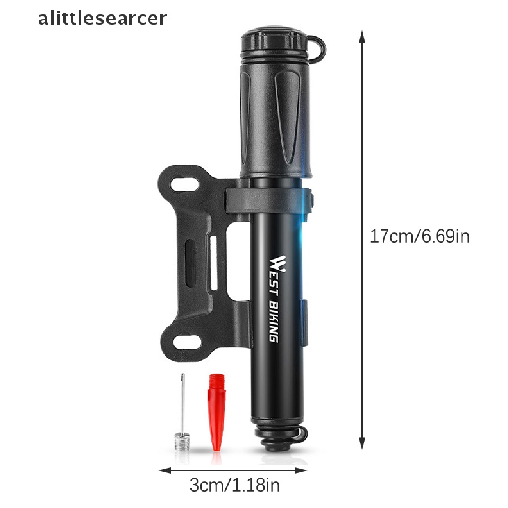 Bơm Xe Đạp Mini Cầm Tay 100Psi Chất Liệu Hợp Kim Nhôm