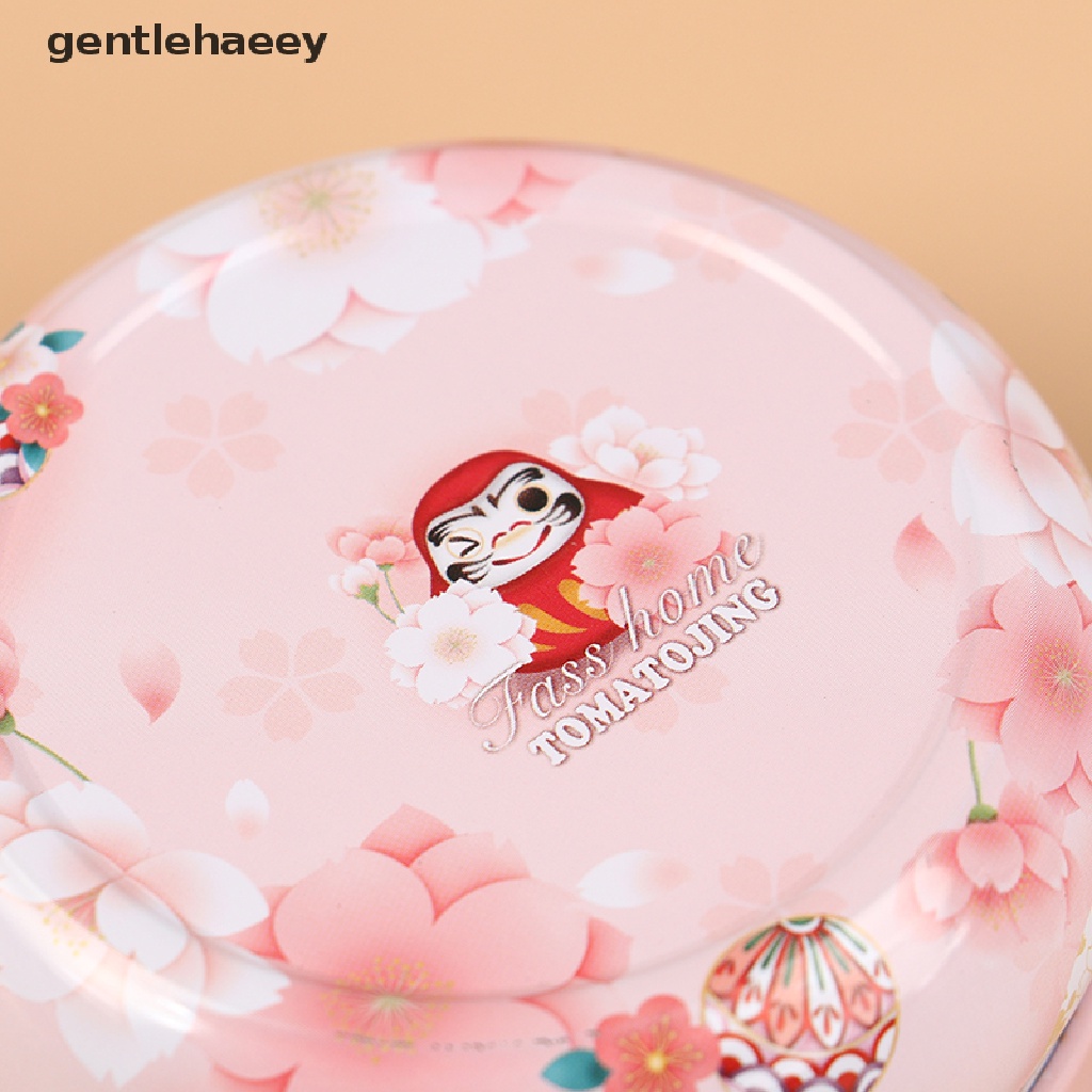 1 Hộp Thiếc Đựng Bánh Macaron / Trang Sức / Kẹo / Đồ Tráng Miệng Hình Tròn Nhỏ Xinh