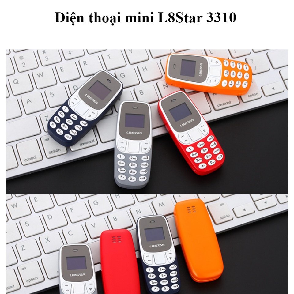 Điện thoại mini siêu nhỏ L8Star 3310, 2 sim 2 sóng, nghe nhạc qua thẻ nhớ, thay đổi giọng nói khi gọi | BigBuy360 - bigbuy360.vn
