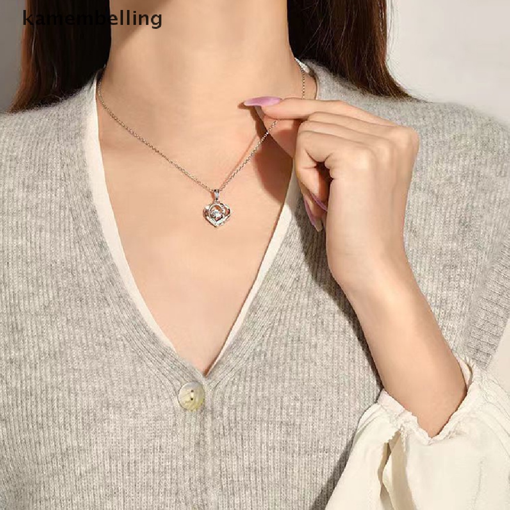 Vòng cổ Hợp Kim Mặt Trái Tim Đính Đá Xinh Xắn Cho Nữ