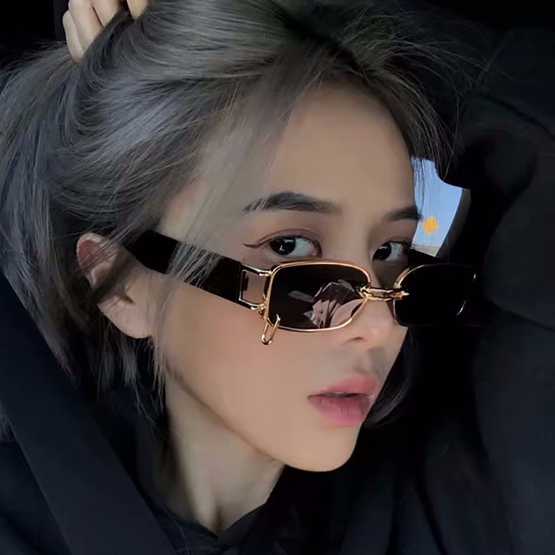 Kính Mát Thời Trang Nam Nữ Gọng Kim Loại Mới 2023 Màu Sắc