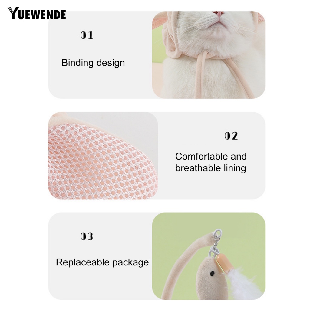 Mũ Lông Vũ Mềm Mại Hình Thỏ Hoạt Hình Dành Cho Mèo Cưng