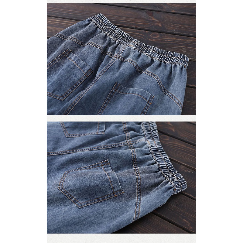 Quần Jeans Lửng Thời Trang Dành Cho Nữ