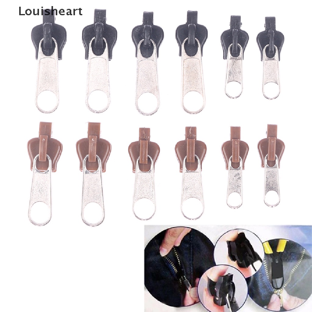 Bộ 6 Món Phụ Kiện Khóa Kéo Thay Thế Cho Sửa Chữa Dây Kéo Tức Thì TFG Louisheart