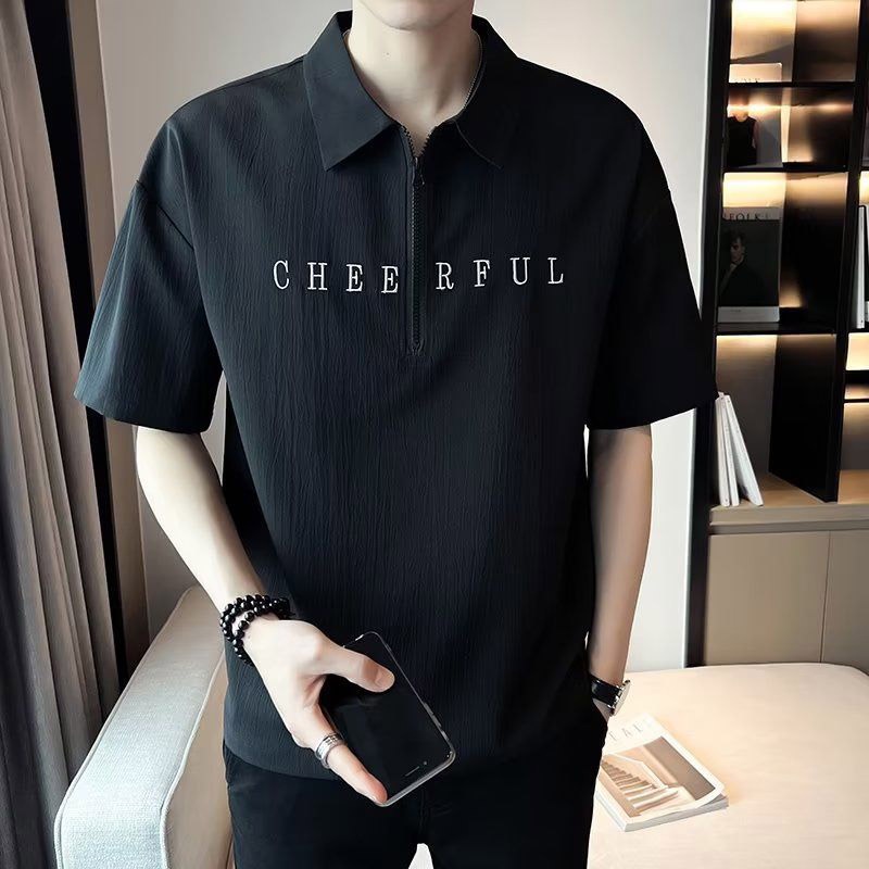 Áo polo AOKANG ngắn tay phong cách Hàn Quốc dành cho nam