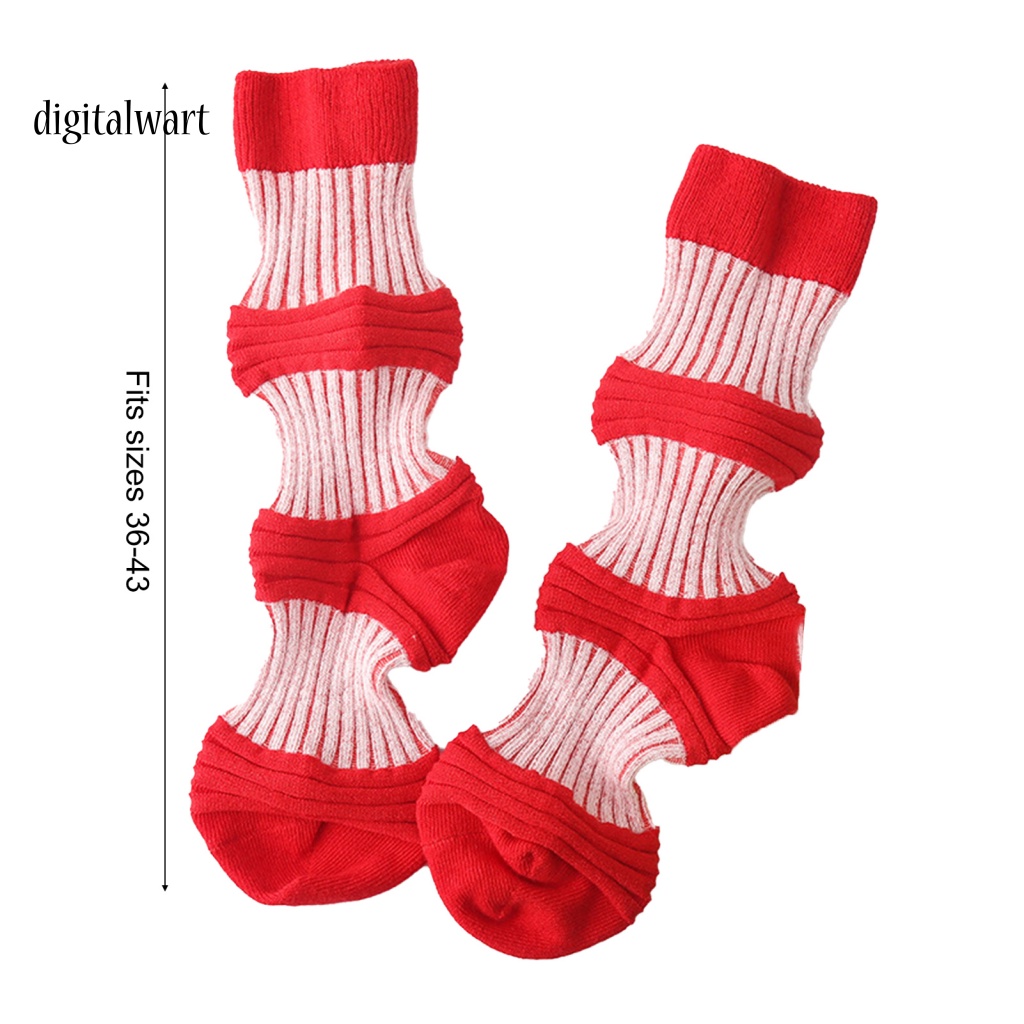 Kỹ Thuật Số| Vớ Thể Thao Dài Bằng Vải Cotton Mềm Nhẹ Thoáng Khí Màu Tương Phản Nhanh Khô Độ Co Giãn Cao Thoải Mái Cho Nam