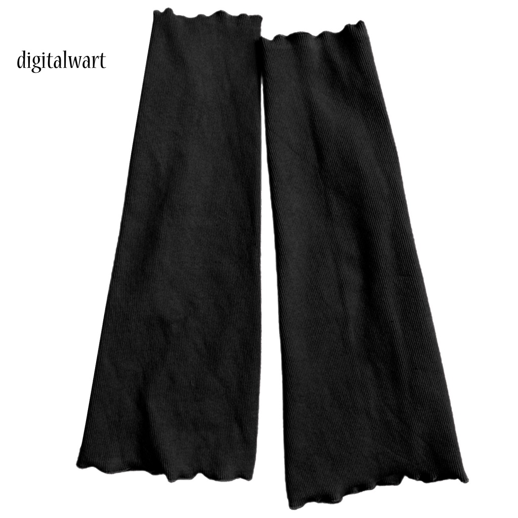 Kỹ Thuật Số| 1 Đôi Tất Dệt Kim Giữ Ấm Chân Co Giãn Màu Trơn Phong Cách Lolita