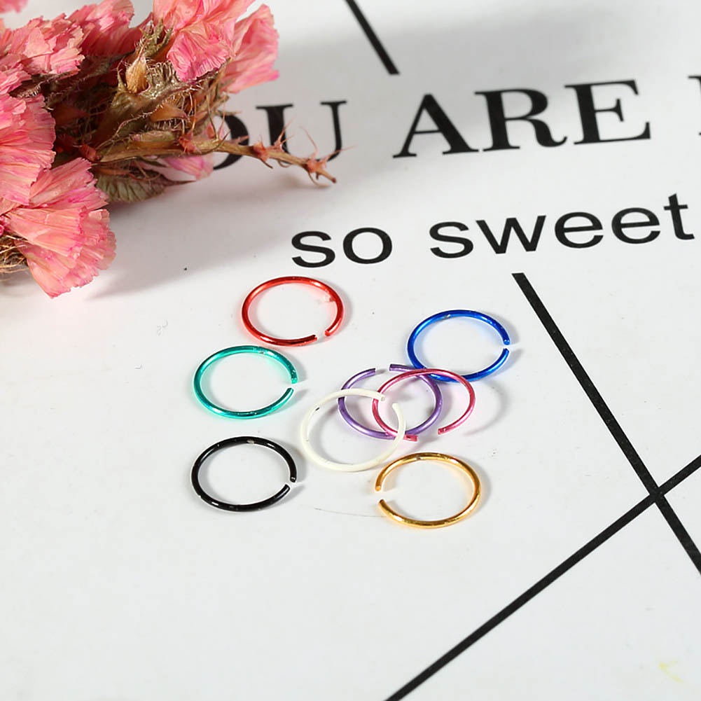 Set 40 Khuyên Mũi Bằng Thép Không Gỉ Cá Tính