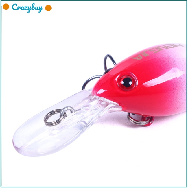 Cr Mồi Câu Cá Giả Bằng Nhựa Cứng 3d Màu Sắc Tươi Sáng