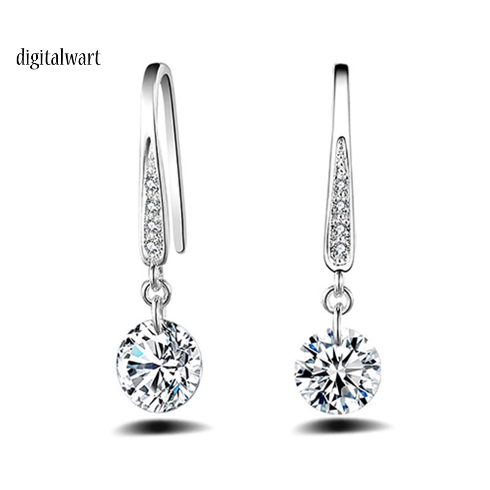 Kỹ Thuật Số| Bông Tai Mạ BạC 925 ĐíNh Đá ThờI Trang