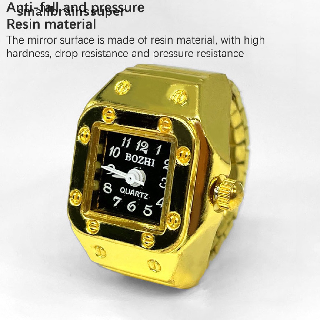 Nhẫn Đồng Hồ Co Giãn Phong Cách Punk Hip hop Cá Tính Cho Cặp Đôi SBS