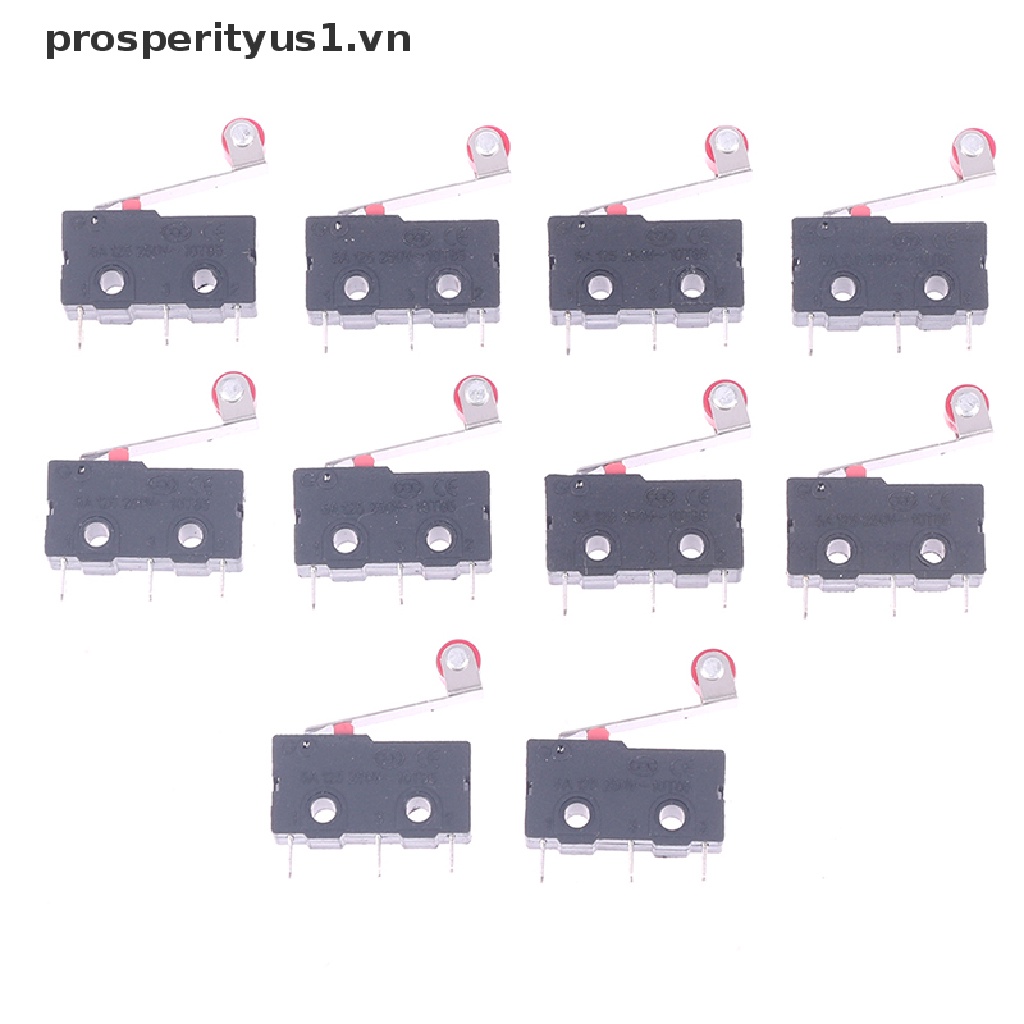 Set 10 Công Tắc Micro KW11-3Z 5A 250V 3 Feet Chuyên Dụng