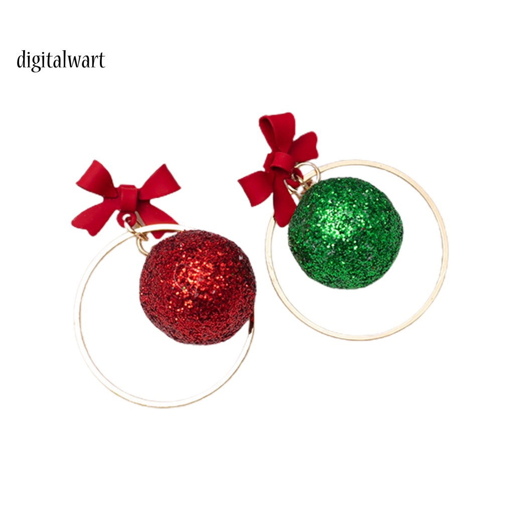 Kỹ Thuật Số| 1 Cặp Bông Tai Giáng Sinh Màu Sắc Tinh Tế Dễ Mặc Nhẹ Nhàng