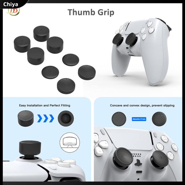 Bộ Giá Đỡ + Nắp Đậy Bằng Silicon 12 Trong 1 Cho Tay Cầm Chơi Game