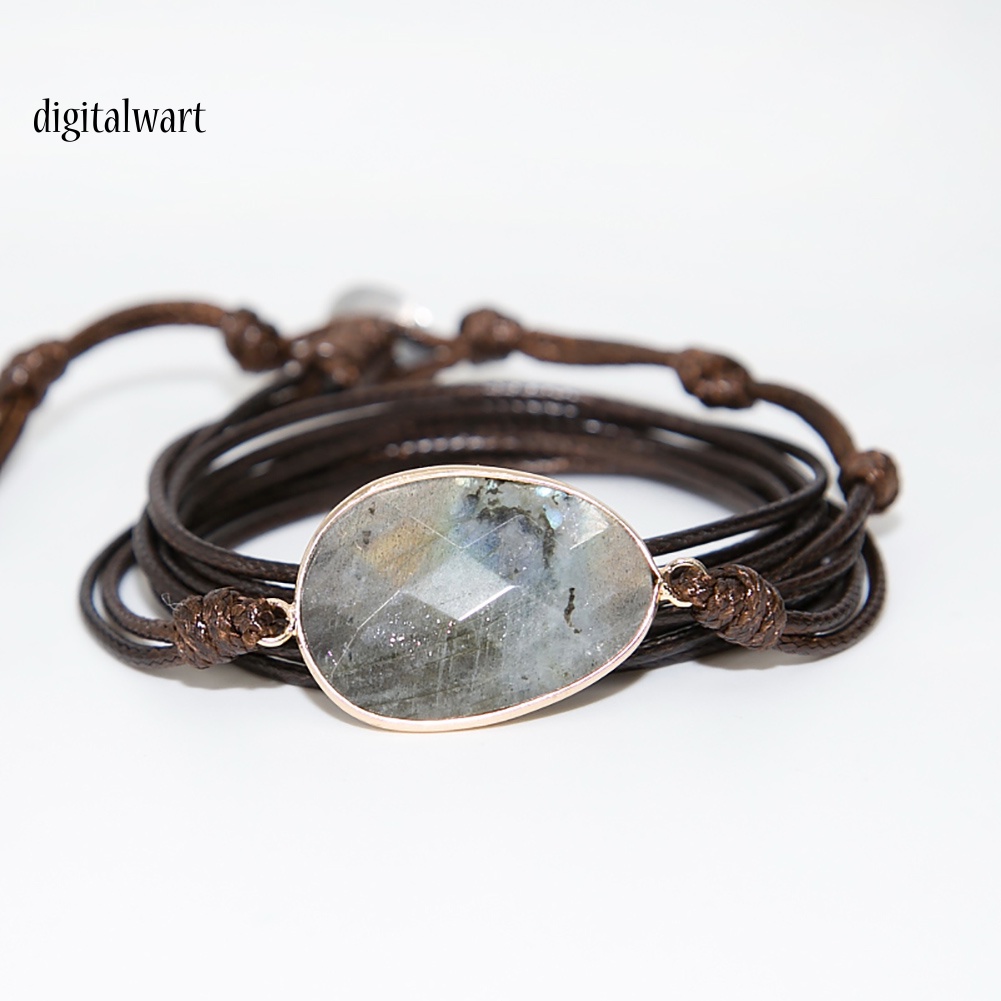 Kỹ Thuật Số| Vòng Tay Unisex ĐíNh Đá NhiềU SợI Phong CáCh Boho