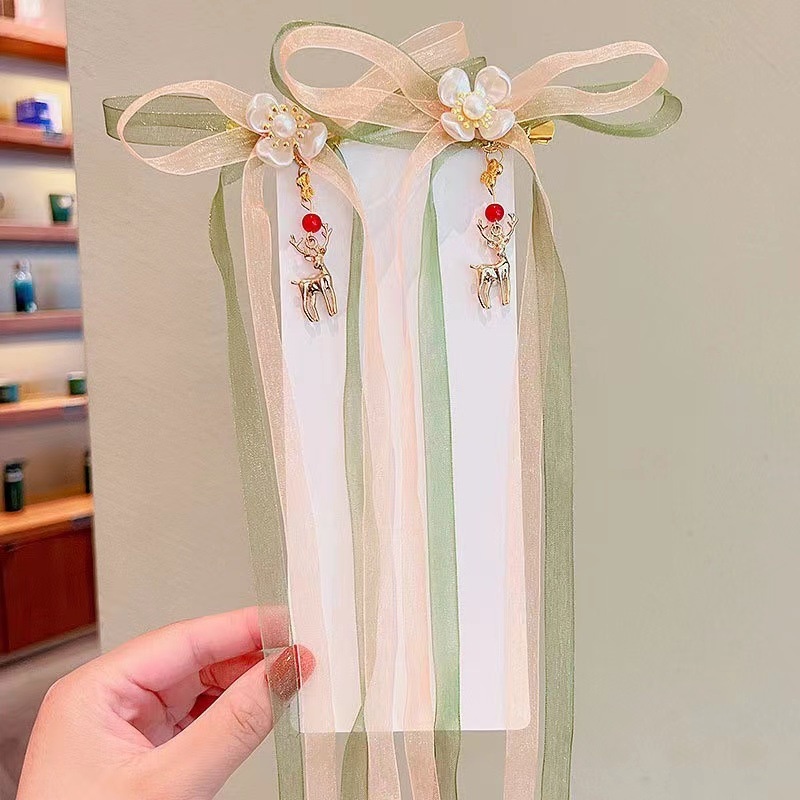 Set 2 Kẹp Tóc Công Chúa Dễ Thương Cho Bé Gái