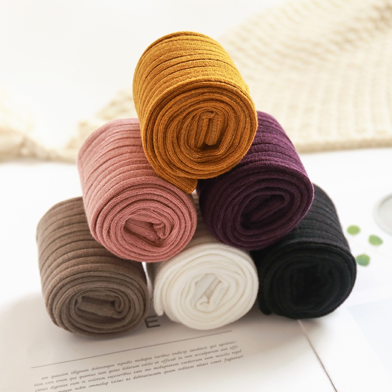 Quần Legging Cotton Lưng Thun Họa Tiết Kẻ Sọc Thời Trang Xuân Thu Cho Bé Gái