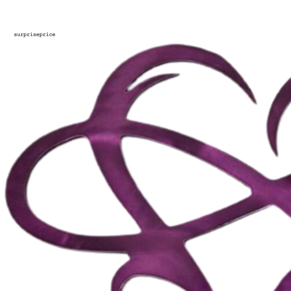 Sticker Dán Tường Bằng Kim Loại Hình Trái Tim Vô Cực Độc Đáo Trang Trí Tiệc Cưới