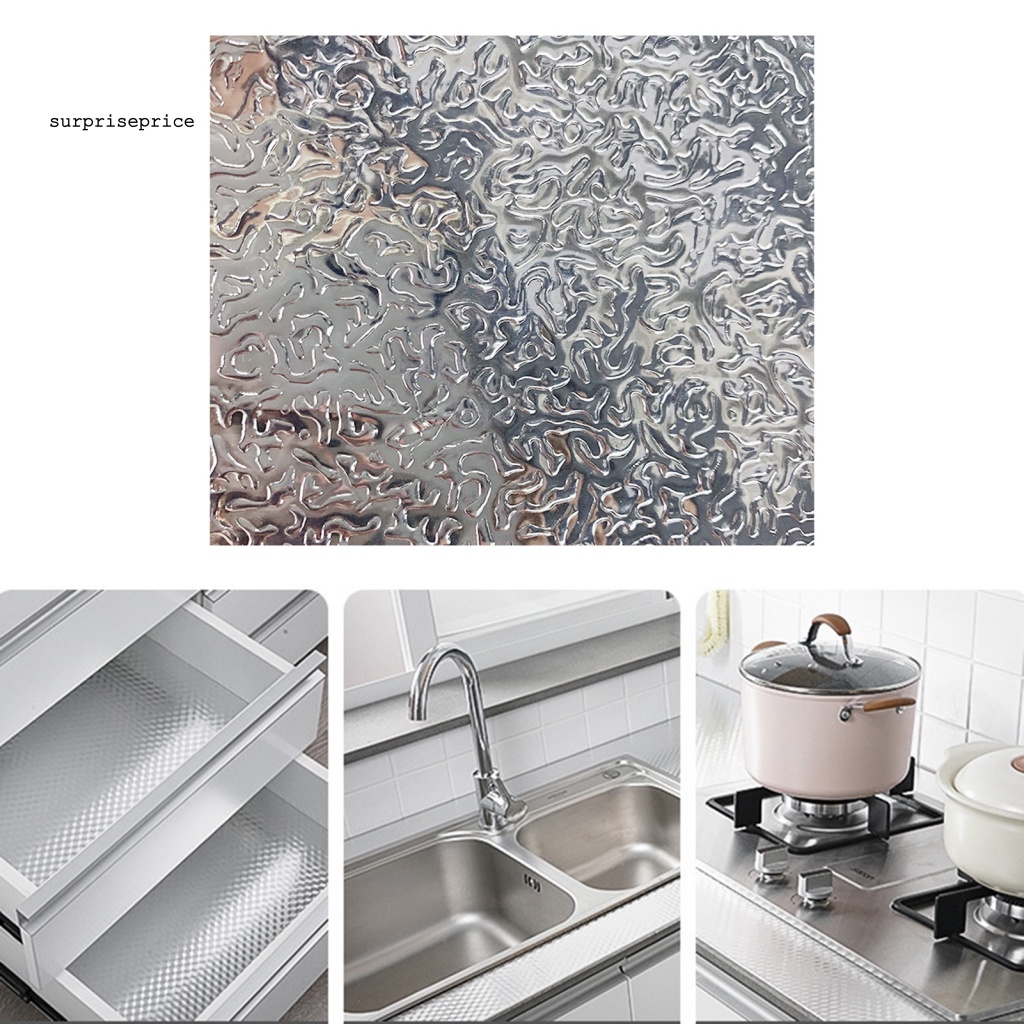 Sticker PVC Dán Tường Tự Dính Chống Dầu Trang Trí Nhà Bếp