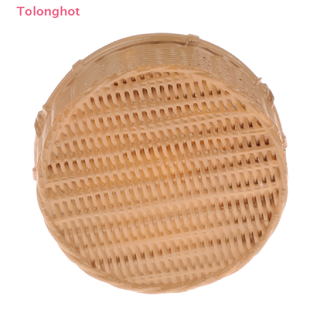 Giỏ Đựng Trái Cây / Bánh Mì Bằng Nhựa Resin Tỉ Lệ 1: 12 Trang Trí Nhà Búp Bê