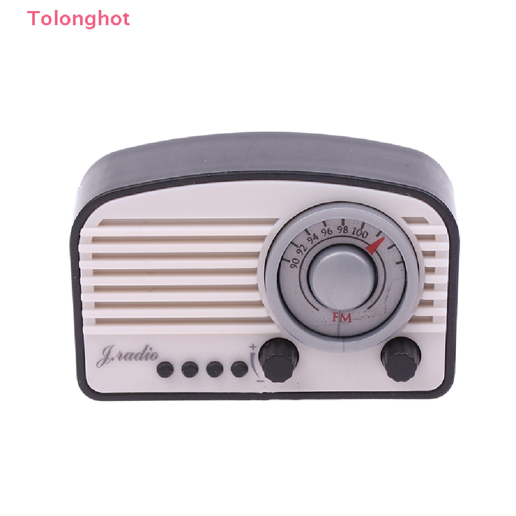 Radio Mini Trang Trí Nhà Búp Bê Phong Cách Retro