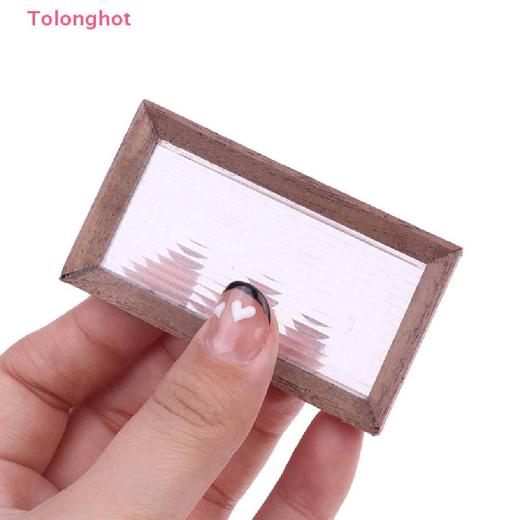 1 Mô Hình Khay Trưng Bày Đồ Nội Thất mini Bằng acrylic Cho Nhà Búp Bê