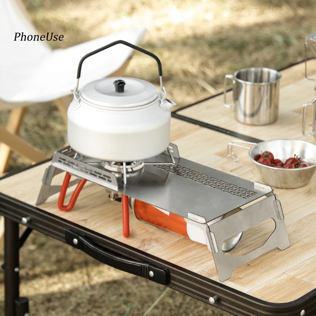 Bàn Nướng BBQ Ngoài Trời Bằng PU Chống Gió Có Thể Gấp Gọn Tiện Dụng