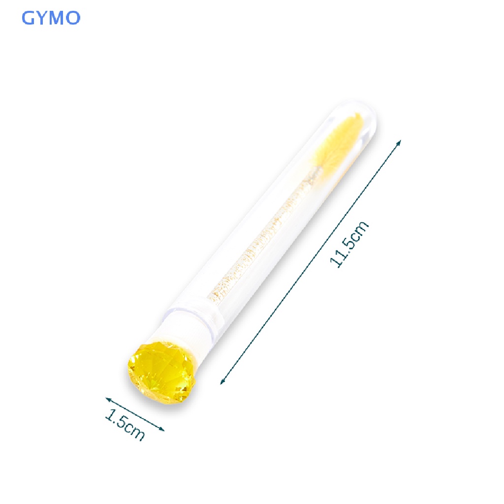 Cọ Chải Lông Mi / Lông Mày Chống Bụi Thiết Kế Vỏ Đính Kim Cương Có Thể Tái Sử Dụng