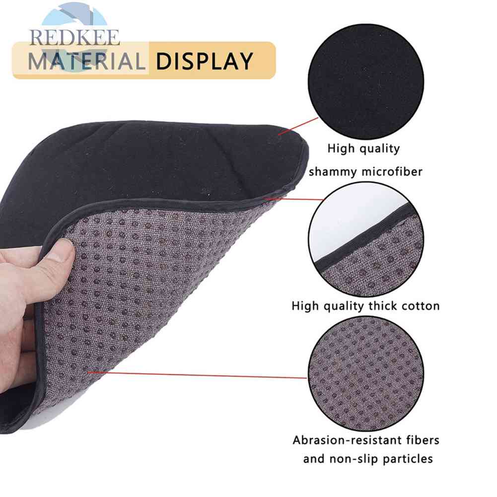 Khăn Lau Bóng Bowling Bằng Sợi Micro Mềm Mại Gọn Nhẹ Màu Đen Tiện Dụng