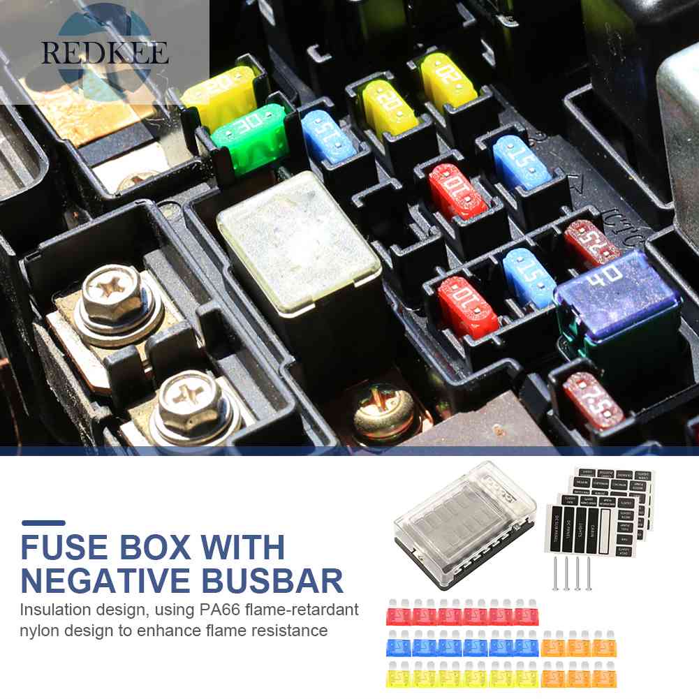 Set 24 Cầu Chì Tự Động 5A 10A 15A 20A ANL Cho Xe RV