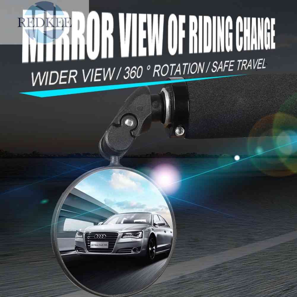 Gương Chiếu Hậu Phản Quang Gắn Tay Lái Xe Đạp MTB Gấp Gọn Tiện Lợi