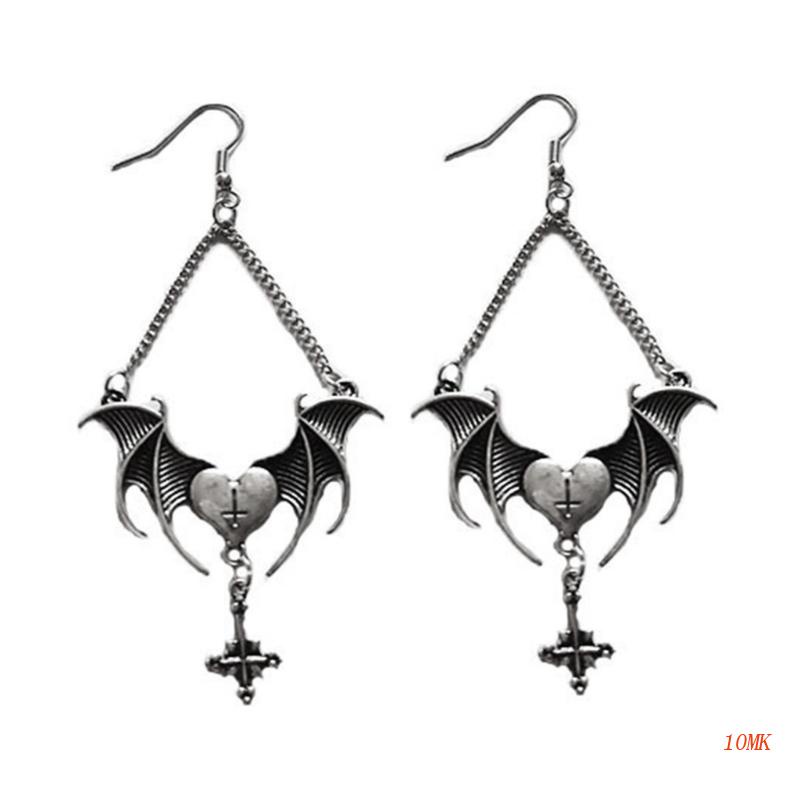 Bông Tai Dạng Móc Hình Trái Tim / Đôi Cánh / Thánh Giá Độc Đáo Thời