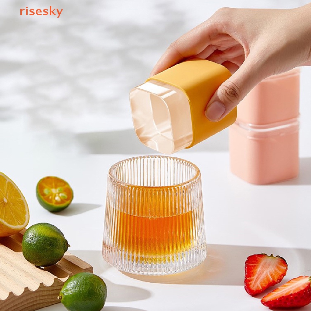 Khuôn Làm Đá Hình Vuông Bằng Silicone Có Nắp Tháo Rời Được