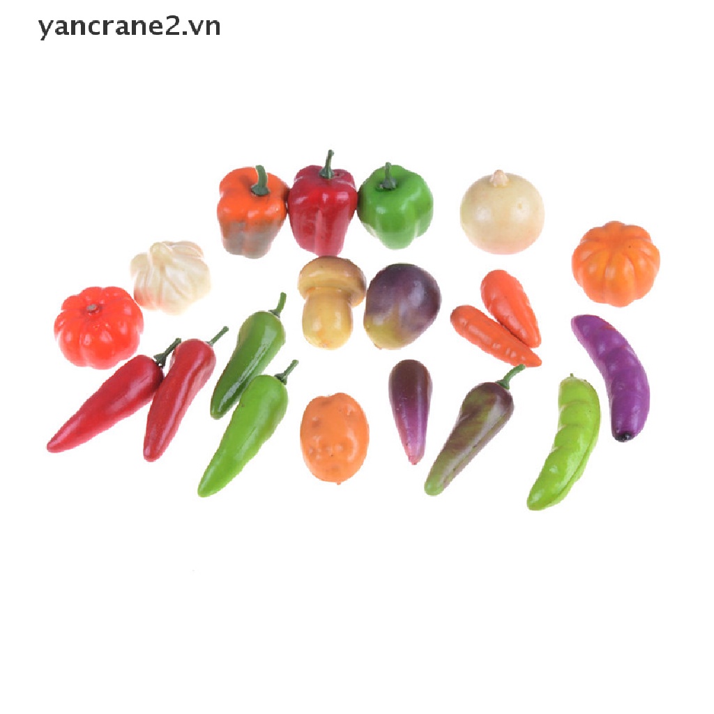 Set 10 Mô Hình Rau Củ Mini Handmade {YAN2} 10 Loại Rau Củ Trang Trí Nhà Búp Bê Set 10 Mô Hình Rau Củ Mini Handmade 10 Loại Dùng Để Trang Trí Nhà Búp Bê