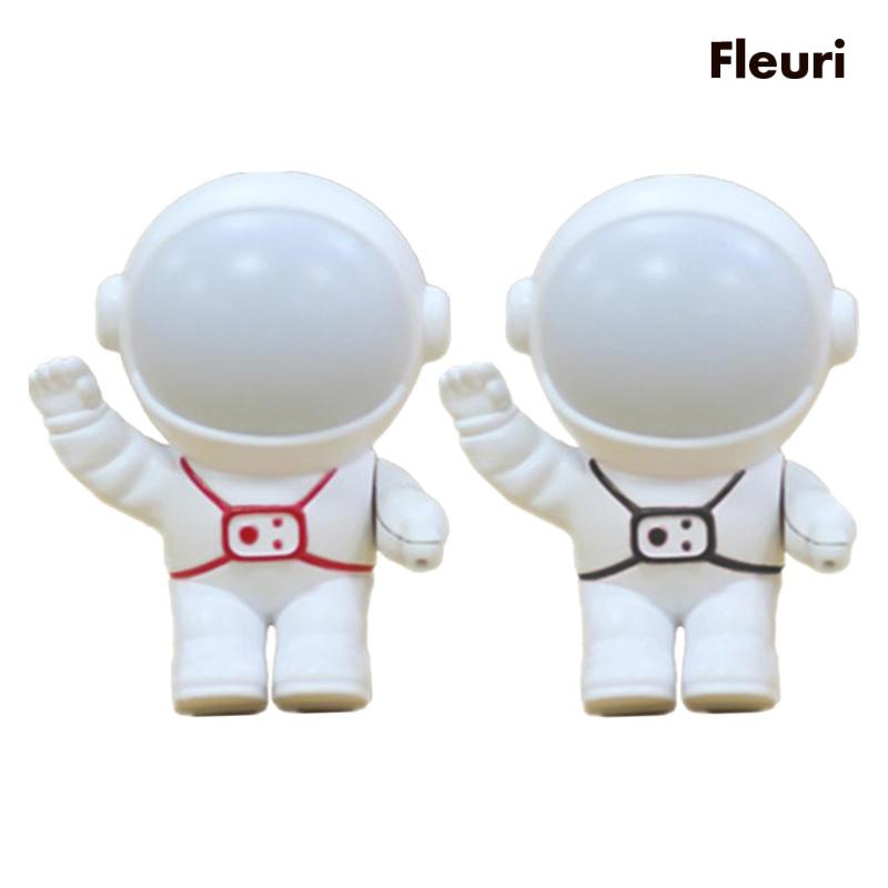 [Fleurir] Đèn Ngủ Hình Phi Hành Gia Điều Khiển Bằng Giọng Nói Với Phích Cắm Linh Hoạt Nhỏ Gọn Cho Nhà Bếp