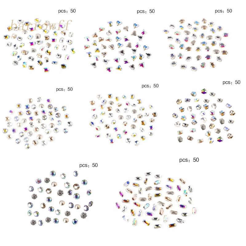 Đá Quý Nhân Tạo Lấp Lánh Trang Trí Móng Tay Thời Trang