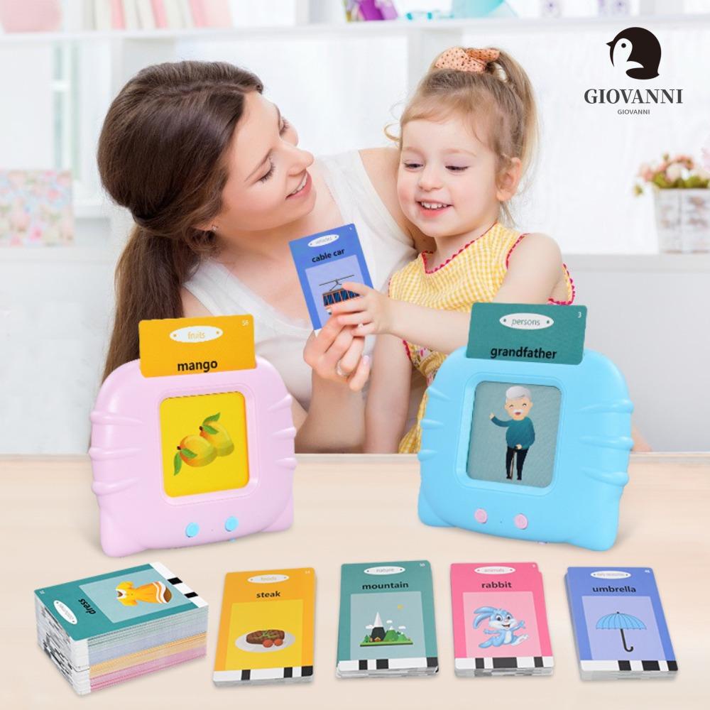 Bộ Thẻ Đồ Chơi Nói Chuyện Vui Nhộn Cho Bé|Thẻ Đọc Sách Hai Mặt Có Đèn Flash Độc Đáo