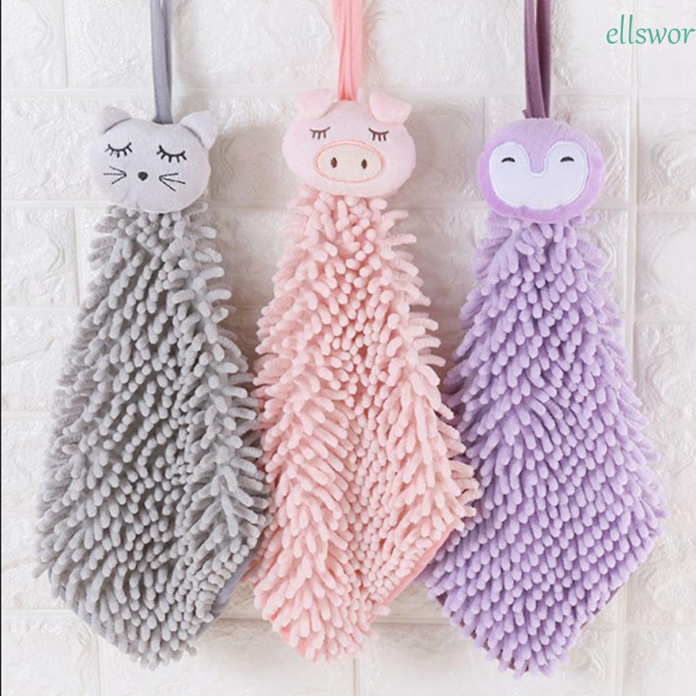 Khăn Lau Tay Vải Sợi Chenille Mềm Mại Thấm Hút Nước Tốt