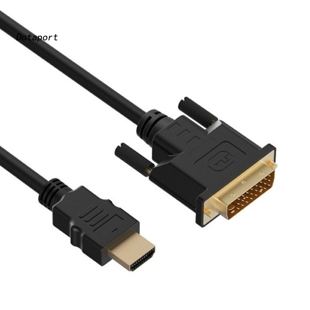 Cáp Chuyển Đổi KDDT- HDMI Sang DVI 24 + 1 Pin 1080P Cho TV Laptop