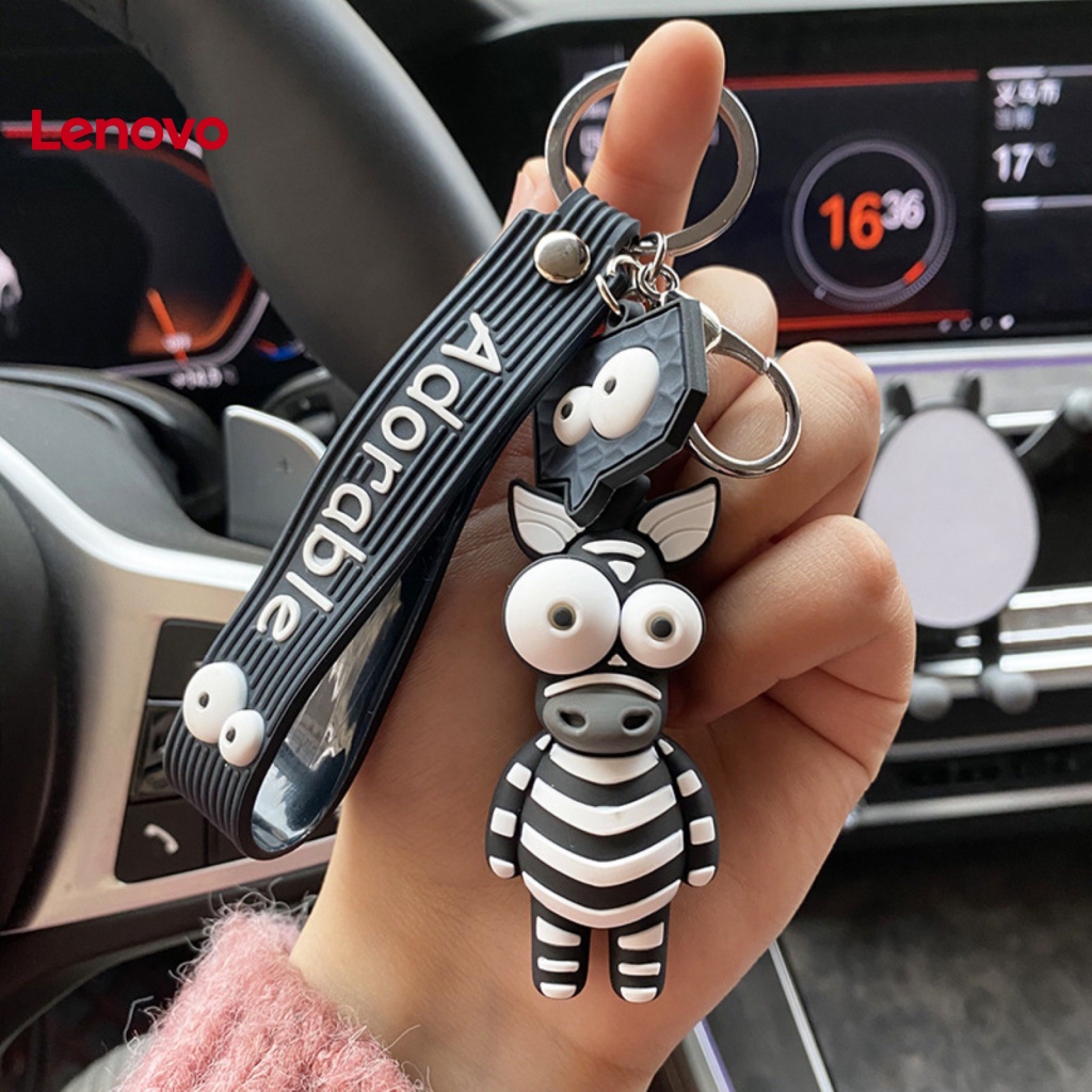 Ốp Điện Thoại Silicon Mềm Hình Ngựa Vằn / Hươu Cao Cổ Gắn Móc Khóa Chống Thất Lạc